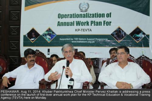 Khyber Pakhtunkhwa Chief Minister Pervez Khattak_first-ever annual work plan